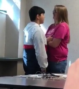 外国人男女の喧嘩