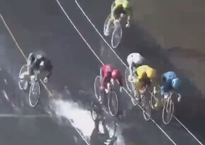 競輪で落車事故