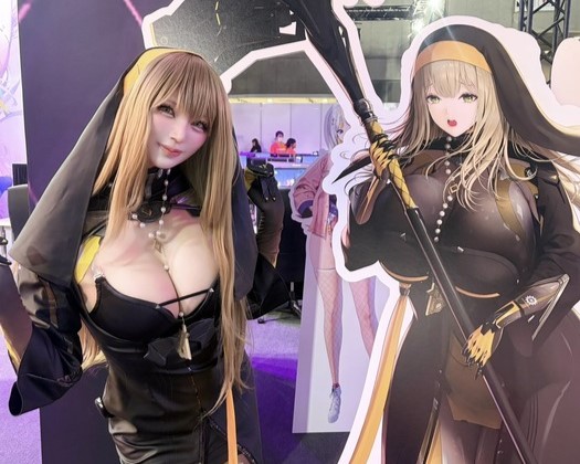 【画像】東京ゲームショーさん、ドスケベ女子たちの博覧会だったwwwwwww