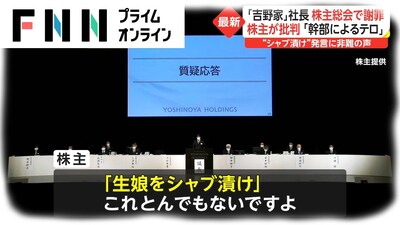吉野家の株主総会