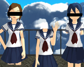 女子高生の心霊写真を