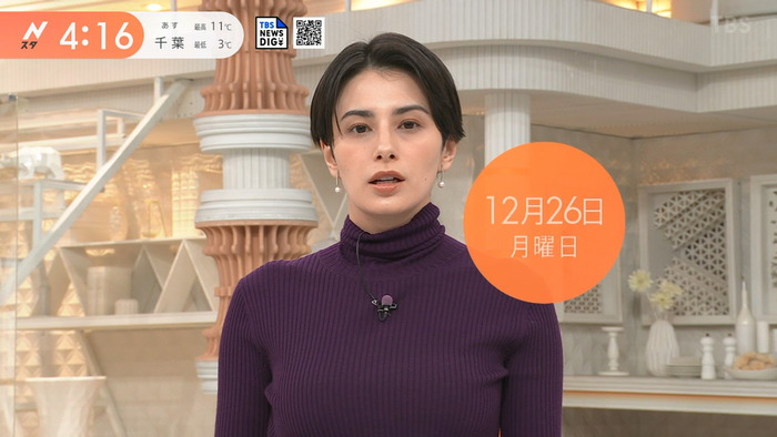 ホラン千秋のニット乳