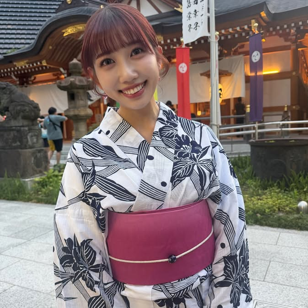 【画像】巨乳気象予報士さん、浴衣を着た結果ｗｗｗｗｗｗ