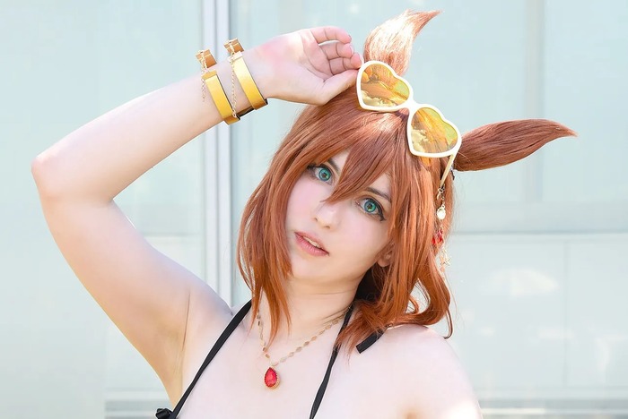 【画像】海外のウマ娘コスプレイヤーさんがセクシーボディすぎる件ｗｗｗｗｗ