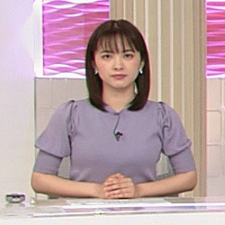 河出奈都美アナのおっぱい動画
