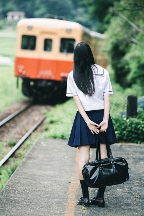 田舎の女子高生