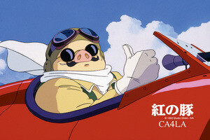 紅の豚のコラボボトル