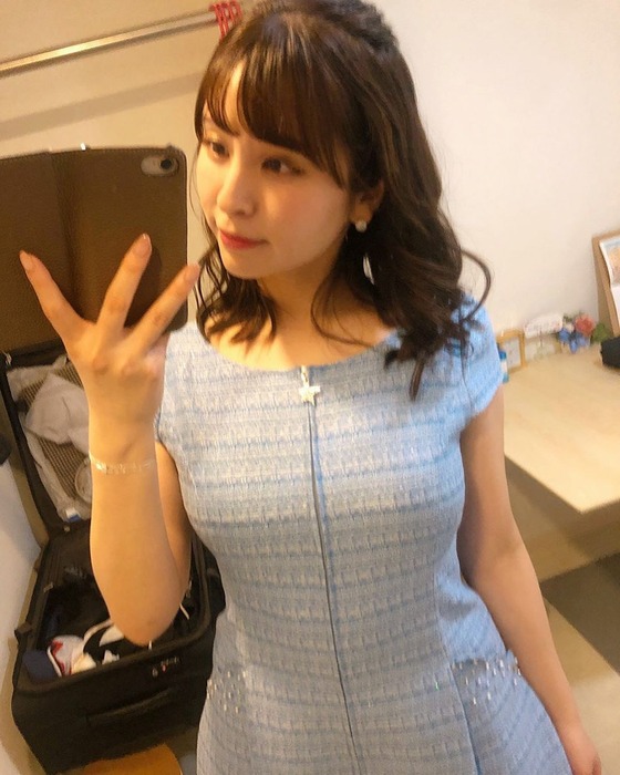 角谷暁子アナの乳