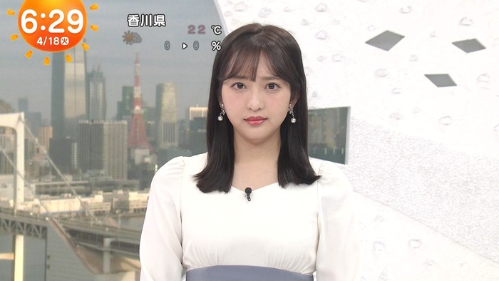 藤本万梨乃アナの乳袋2
