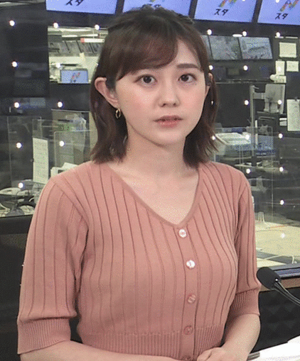 画像】TBS若林有子アナのニットおっぱいが話題のようだ ※GIFあり ...