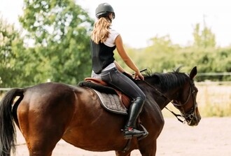 馬がオナホに射精している