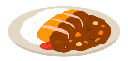 漫画喫茶のカツカレー