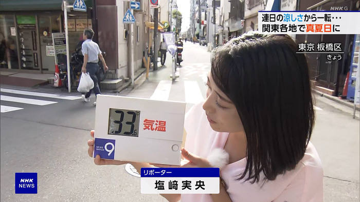 【画像】塩崎実央アナ、ロケ中にやらしく汗ばんでしまうｗｗｗｗｗｗｗ