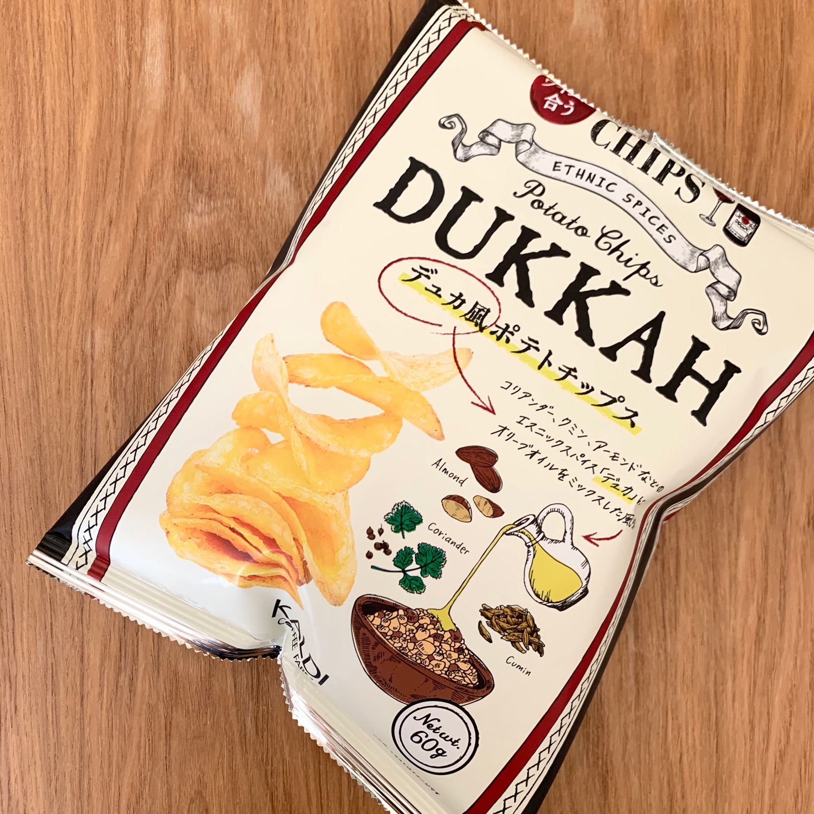 カルディの人気スパイスがポテチになった ワインのお供にぴったりなデュカ風ポテトチップス そんな毎日 こんな毎日 Powered By ライブドアブログ