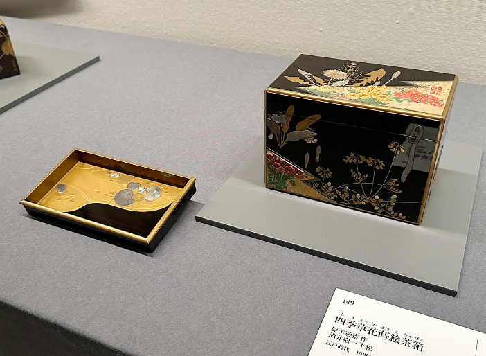 江戸時代蒔絵茶箱 蒔絵博物館/作品展示室 江戸時代蒔絵茶箱