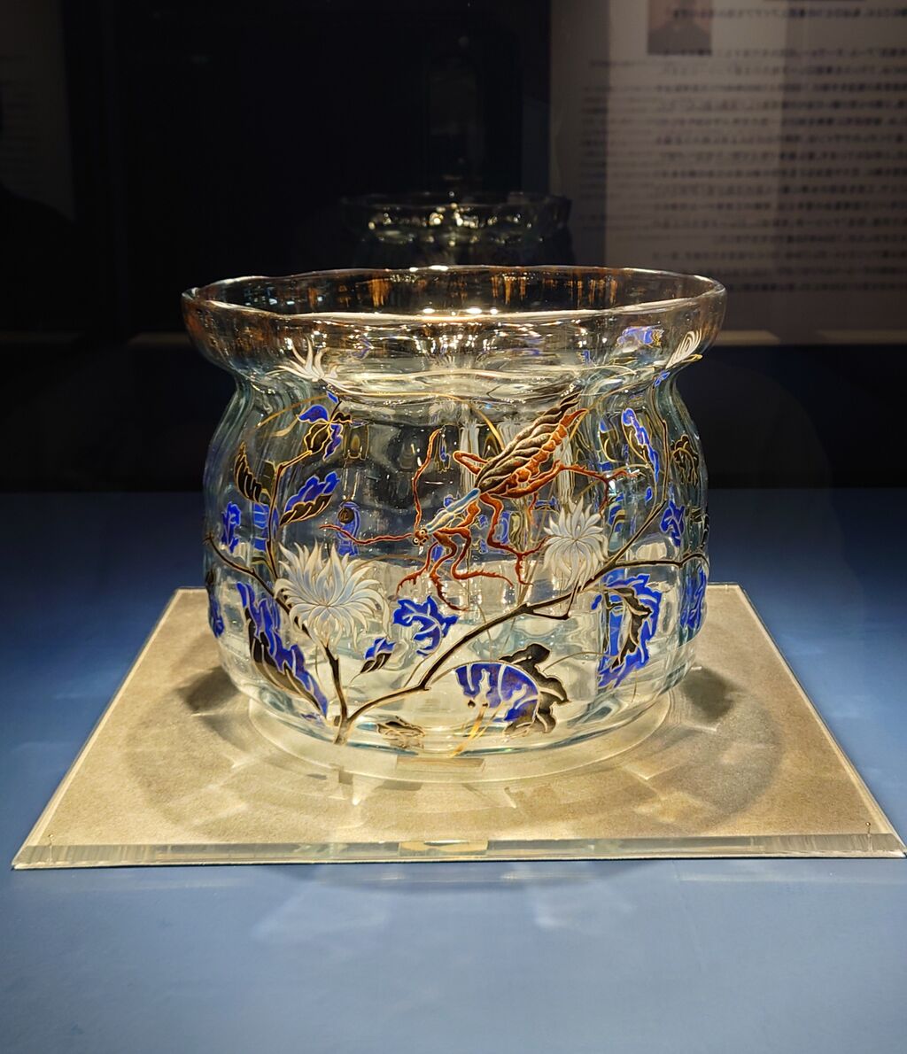 エミールガレ Galle 花瓶 アールヌーボー クレマチス 1910年頃