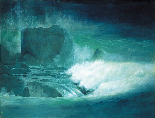 現代日本画 水の音色 展 日本画に見る川 湖 海の表現 桜百景vol 6 展 郷さくら美術館 7月24日 ヒナちゃんのblog