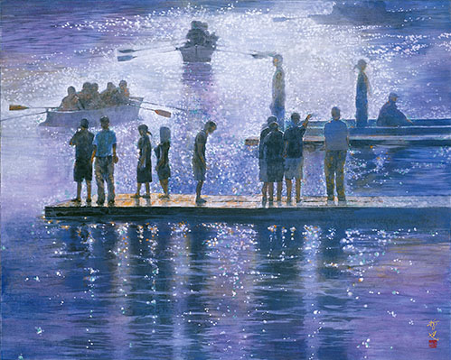 現代日本画 水の音色 展 日本画に見る川 湖 海の表現 桜百景vol 6 展 郷さくら美術館 7月24日 ヒナちゃんのblog 現代日本画 水の音色 展 日本画に見る川 湖 海の表現 桜百景vol 6 展 郷さくら美術館 7月24日 ヒナちゃんのblog