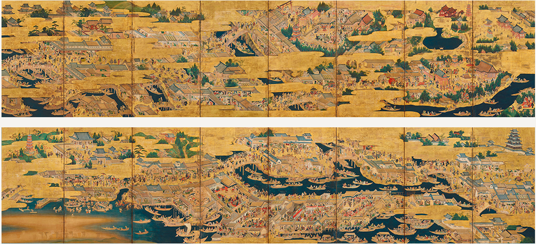 金箔屏風 時代物 江戸時代の風俗画 美術品 小振り 古民家 金箔屏風 時代物 江戸時代の風俗画 美術品 小振り 古民家 【公式通販】