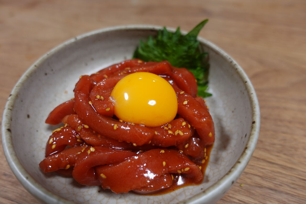 レシピ 体温め マグロユッケ おうちごはん 私達の体は食べた物で出来ている