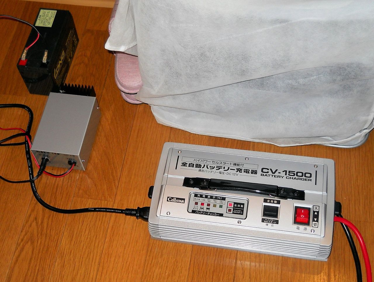 Je1qms 自動車用バッテリーがバッテリーあがりとなる