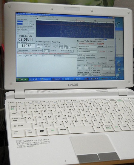 ノートでJT65