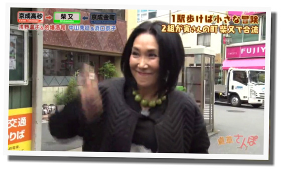 浅野温子『1駅だけ!道草さんぽ』 的場浩司