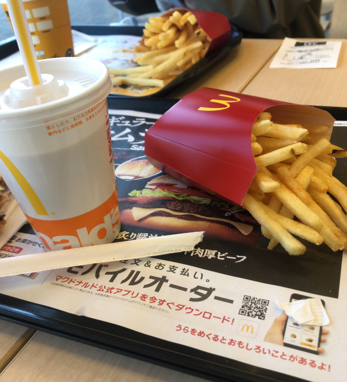 今日はマックで昼食 御代田町 西軽井沢 移住生活 軽井沢移住 今日はマックで昼食 御代田町 西軽井沢 移住生活 軽井沢移住