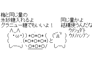 【チャーハン作るよ！】梅のシロップ作るんだ！