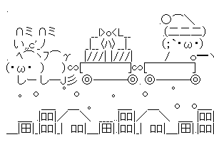 【癒し系のかわいいAA】もうすぐ行くよー♪プレゼントは何が欲しいかな？