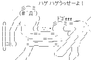 ・・・と思うハゲであった。