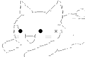 【癒し系のかわいいAA】台風が上陸した予感！