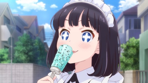 『メイドさんは食べるだけ』2話感想 チョコミントといえば、もうこの色！