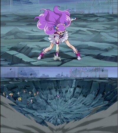 プリキュアに本気で顔面をグーパンされたらどれくらい痛いかな？