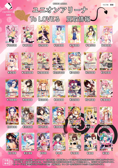 『To LOVEる』のヒロイン達、格付けされてしまう