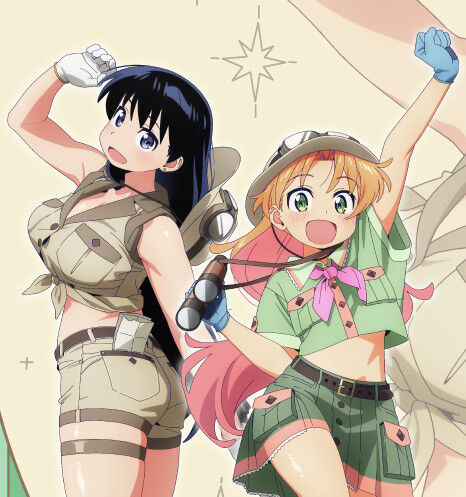 【画像】アニメ「瑠璃の宝石」、瑠璃と凪が探検隊の格好をしたムチムチ感マシマシのエチエチなイラスト