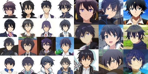 【画像】男主人公の定番キャラデザｗｗｗｗｗｗｗ
