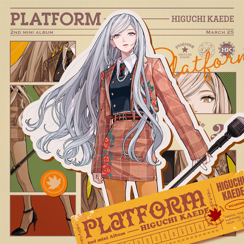 樋口楓の2ndミニアルバム「PLATFORM」が予約開始！3月25日発売