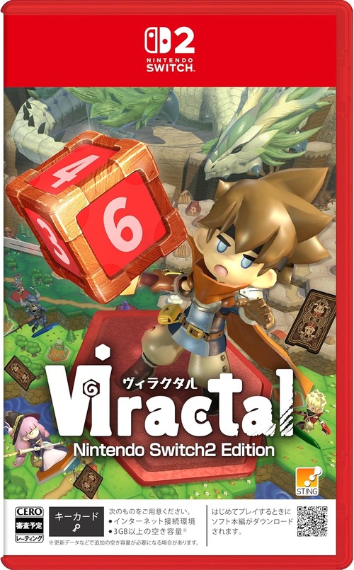 Switch2「ヴィラクタル(Viractal)」が予約開始！ダイスとカードで挑む、何度でも遊べるボードゲームRPG