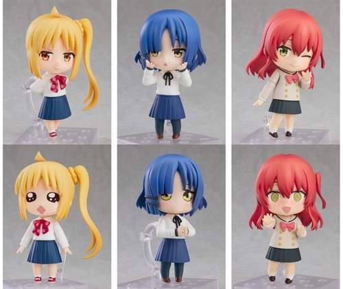 【ぼっち・ざ・ろっく！】ねんどろいどもあ「とりかえっこフェイス 虹夏/リョウ/郁代 セレクション」が予約開始！2024年5月発売予定