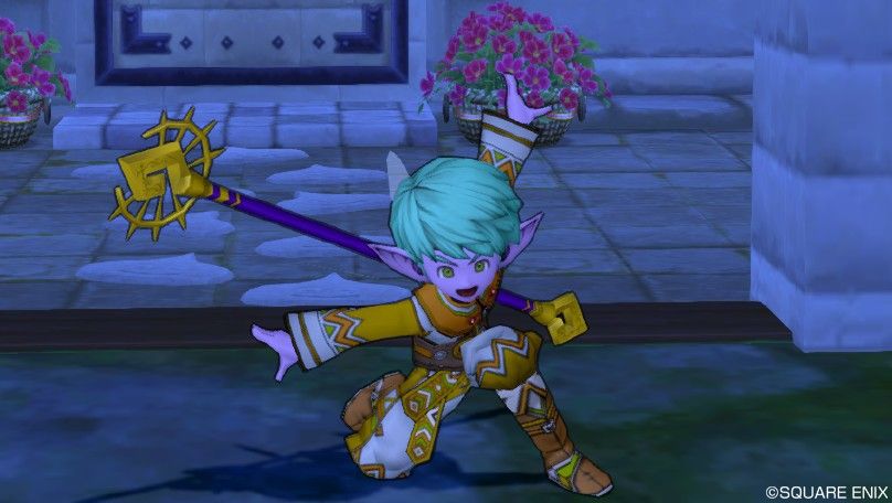 決めポーズ中央前列 ドラクエ１０冒険日記