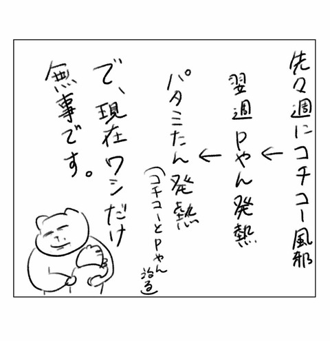 体調不良すぎた我が家