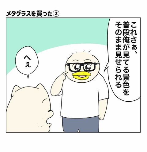 メタグラスを買った男②