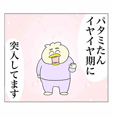遂に到来したイヤイヤ期