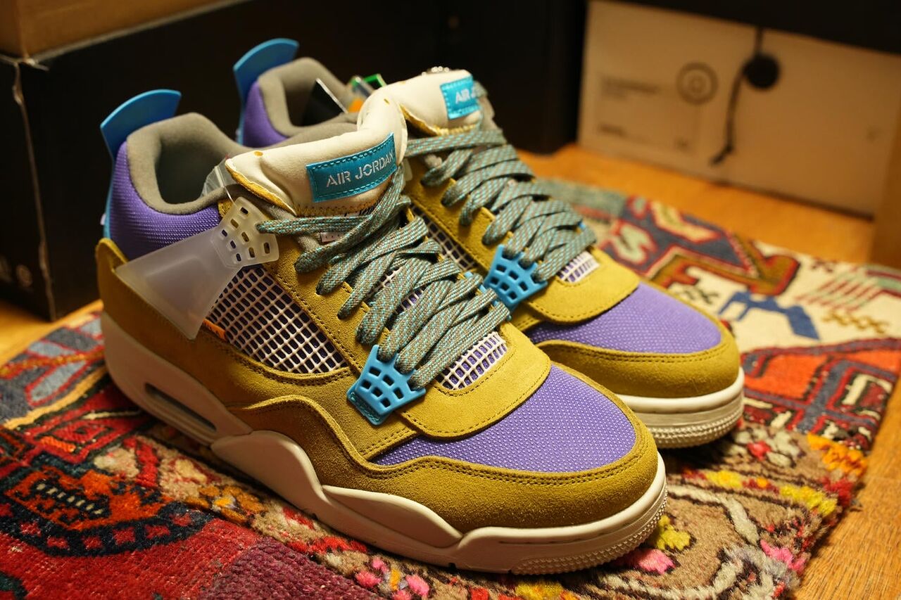 UNION × NIKE AIR JORDAN 4 RETRO DESERT MOSS