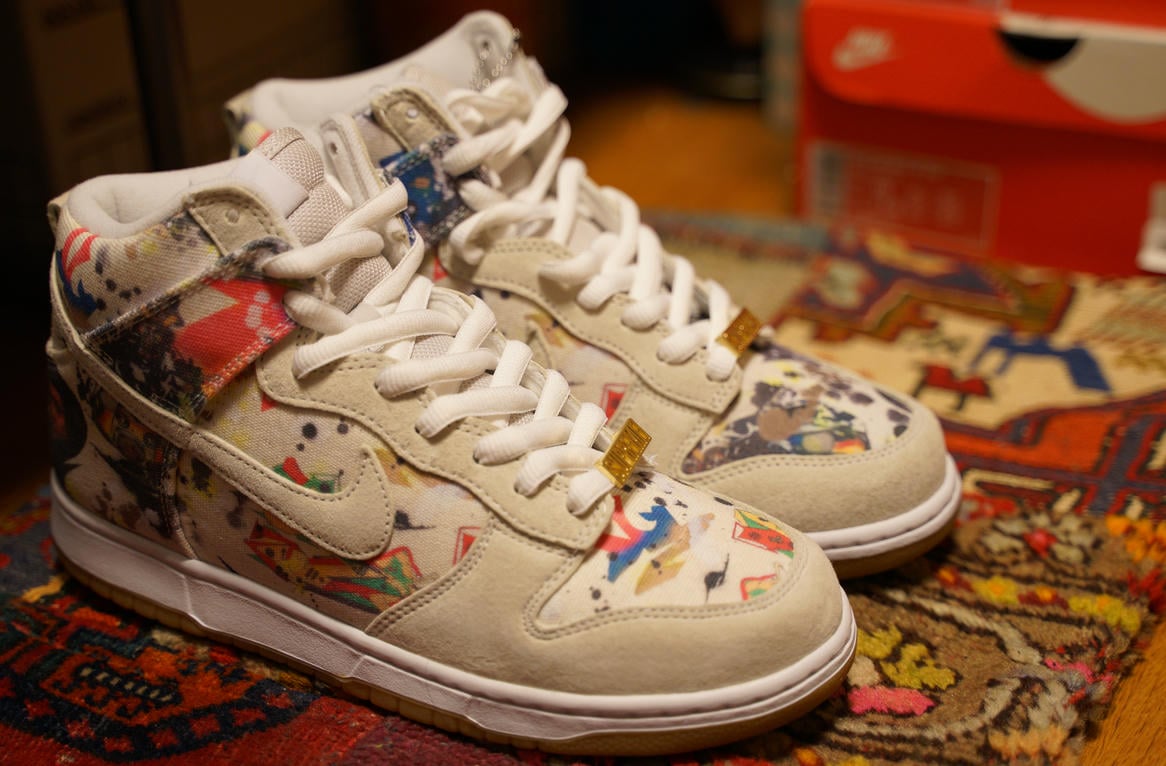SUPREME×NIKE SB DUNK HIGH Rammellzee