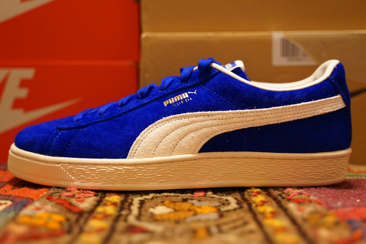 PUMA SUEDE CHARLES F.STEAD Ⅲ ROYAL 左サイド