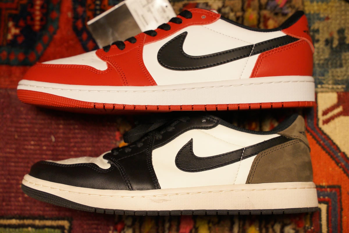 レビュー】ナイキ エアジョーダン1 ロー シカゴのサイズ感やレザーの