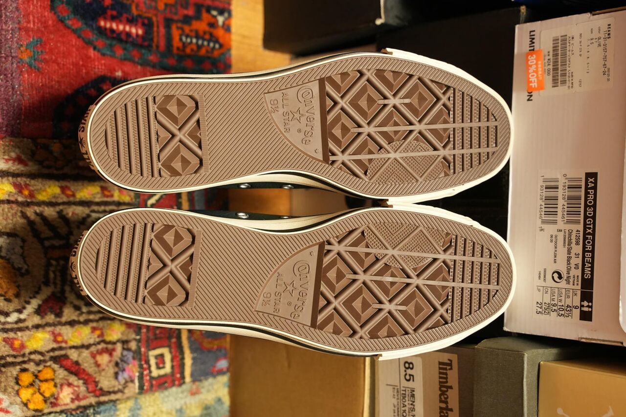 CONVERSE ALL STAR J HI DEEP GREEN アウトソール