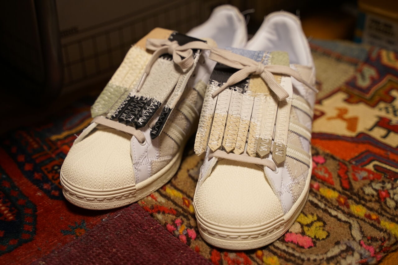 Recouture Atmos Adidas Originals Super Star Atmos Sh White ああ 好きに走ればいいじゃない Recouture Atmos Adidas Originals Super Star Atmos Sh White ああ 好きに走ればいいじゃない